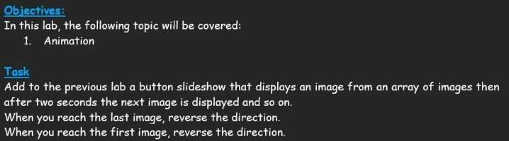 Objectives: In this lab, the following topic will be covered: 1. Task