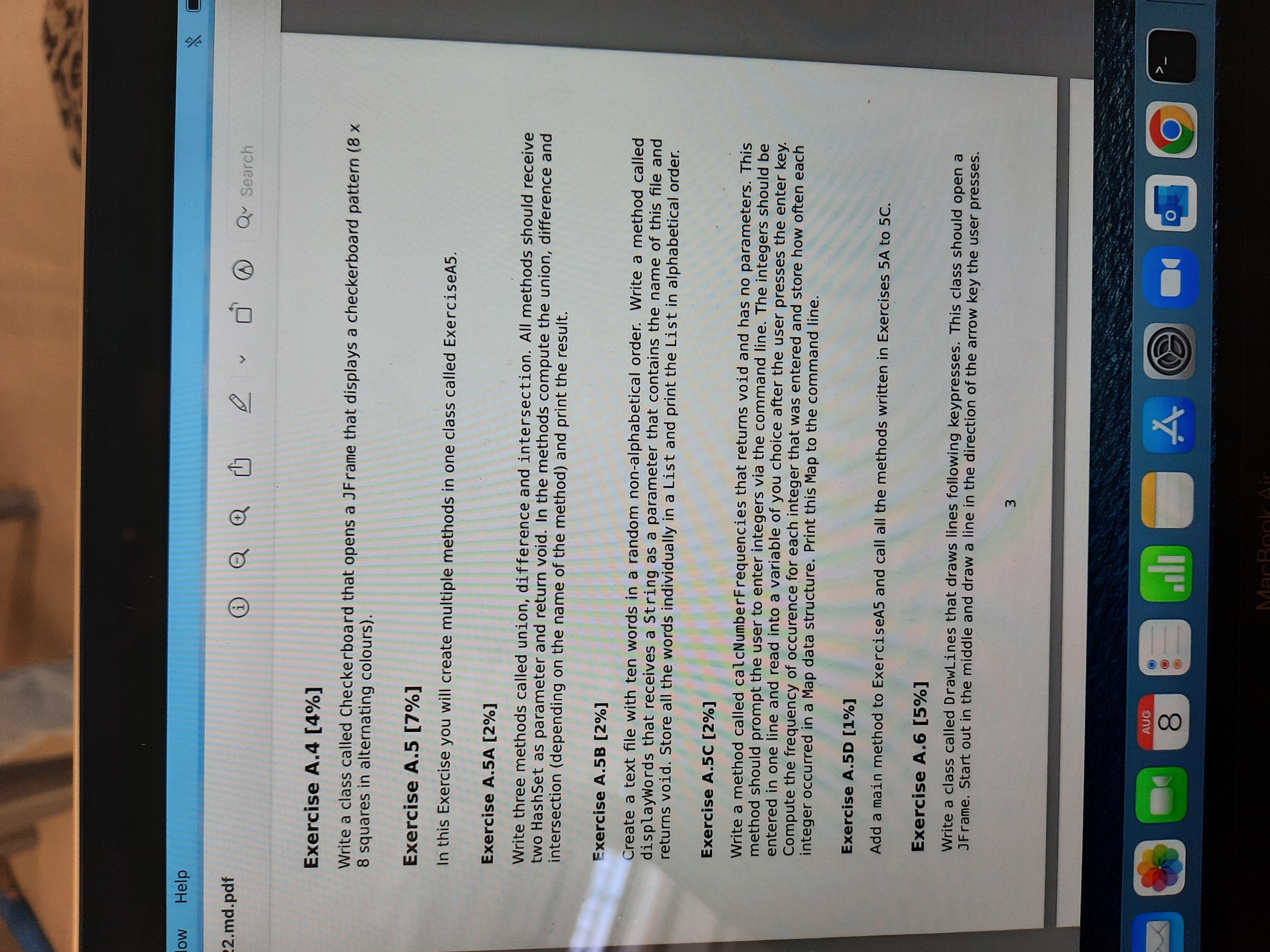 low Help 22.md.pdf a a Q Search 7 Exercise A.4 [4%] Write