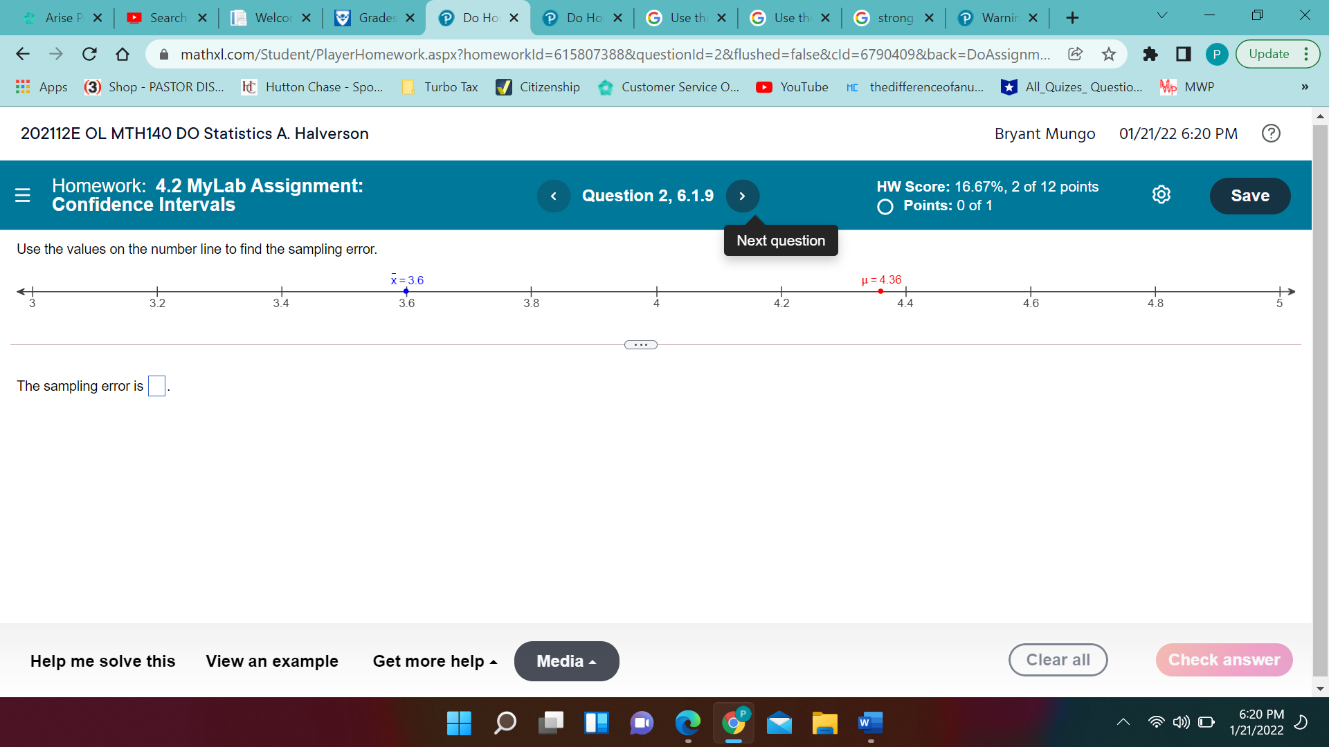 the level of confidence shown below. C = 0.97 Z = Zc