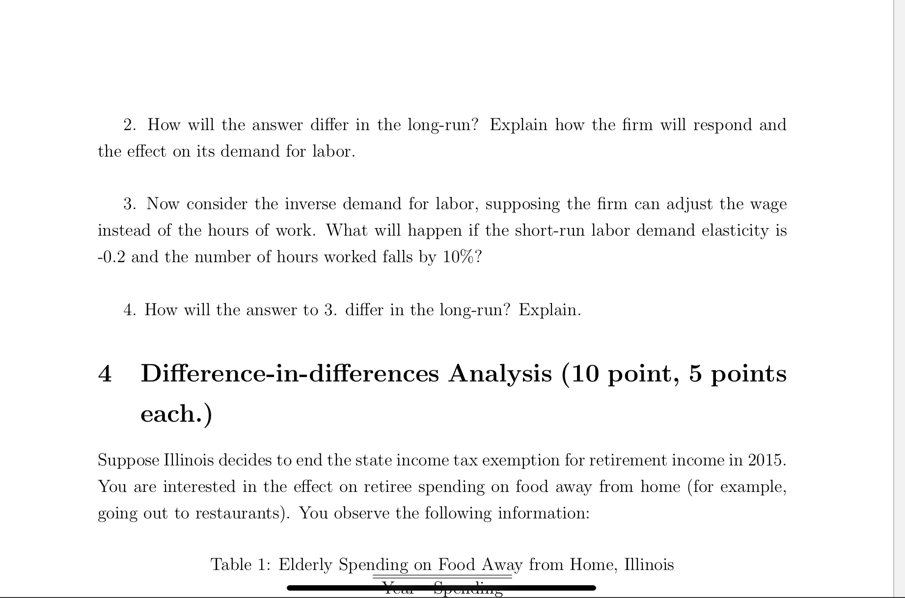 2-4 sentences. 1. A researcher is interested in the effect of cohabitation