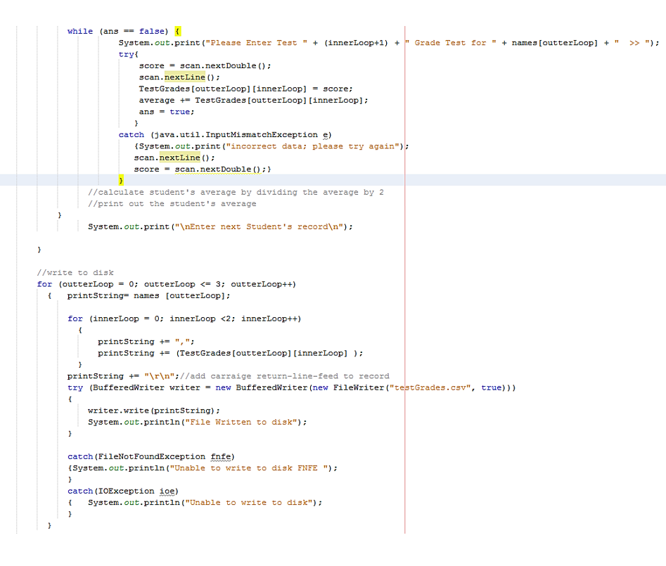 import java.io.*; 0 public class Lecture NotesModule7 { public static void main(String[]