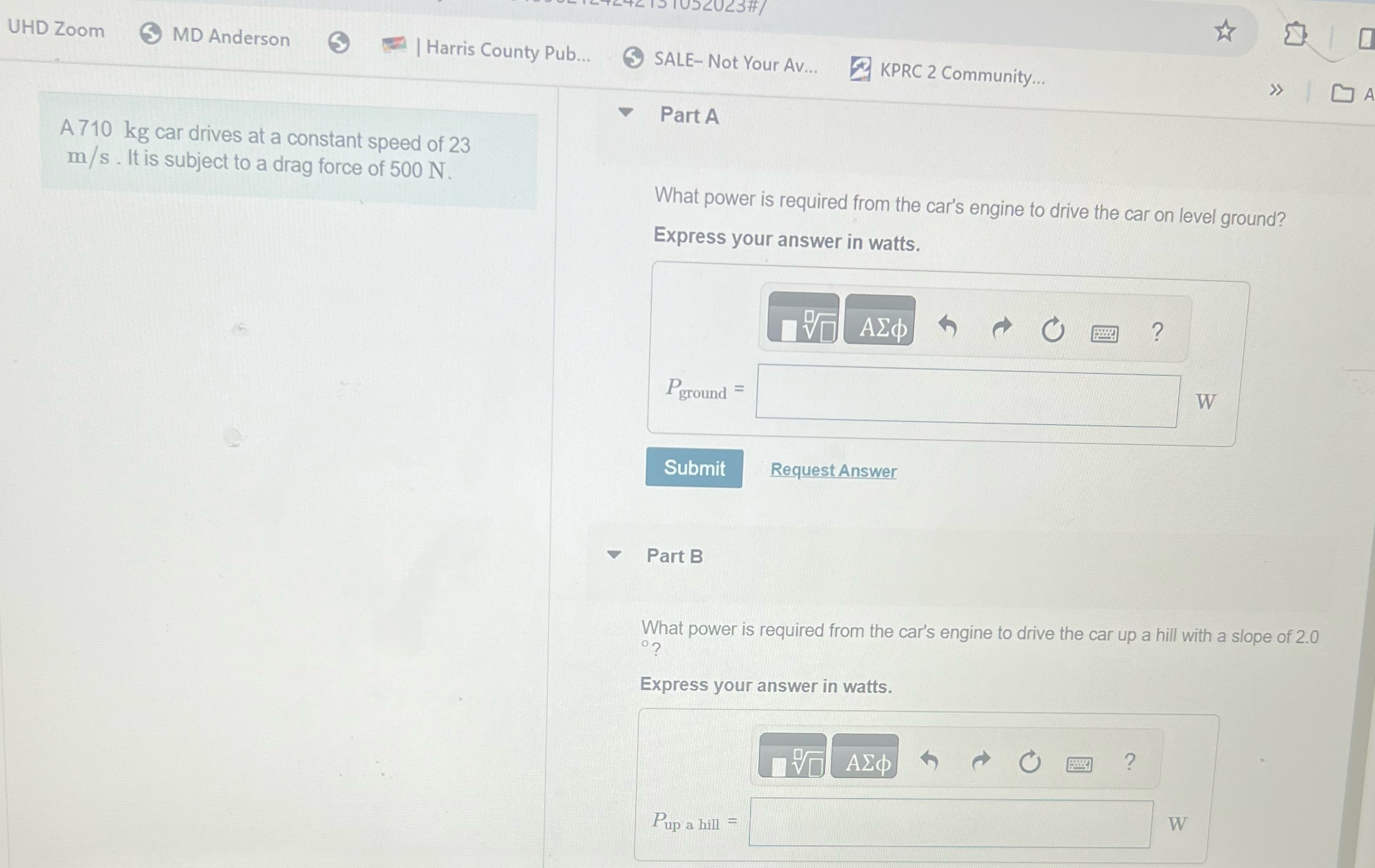 UHD Zoom MD Anderson | Harris County Pub... SALE-Not Your Av... KPRC