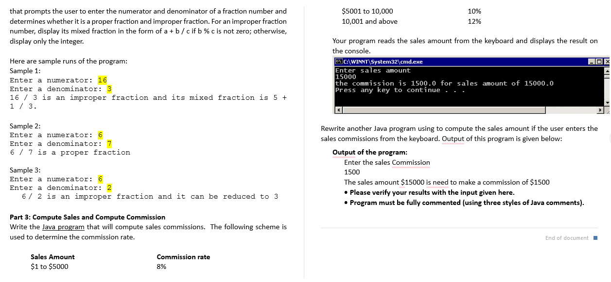 (6,4) (0, 0) X axis Note - This assignment contains several parts