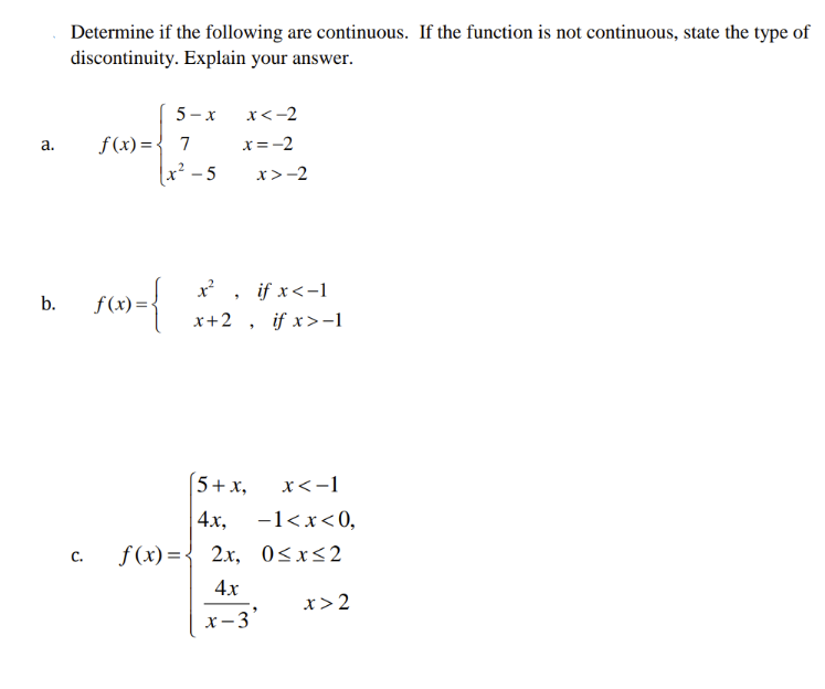 x 3 For what value of A and B would f(x) be
