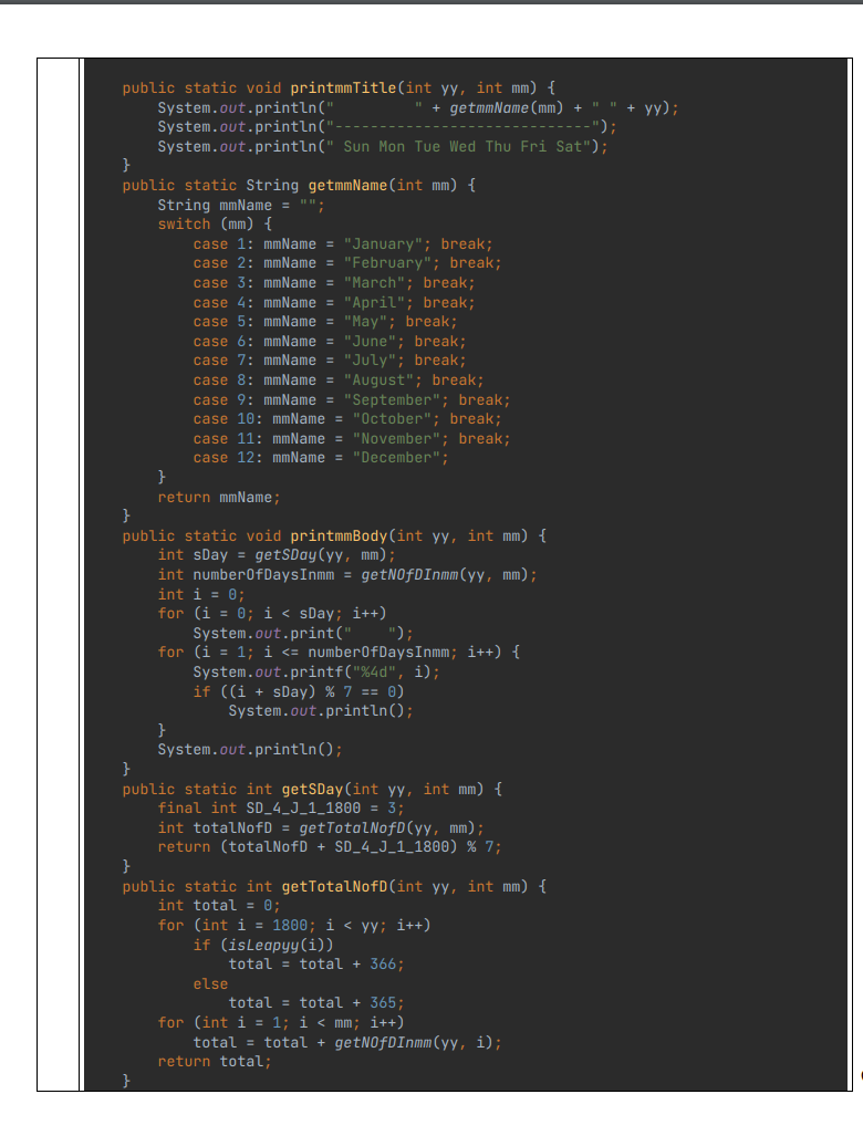 code. - Upload your .java file for each problem. - Use the