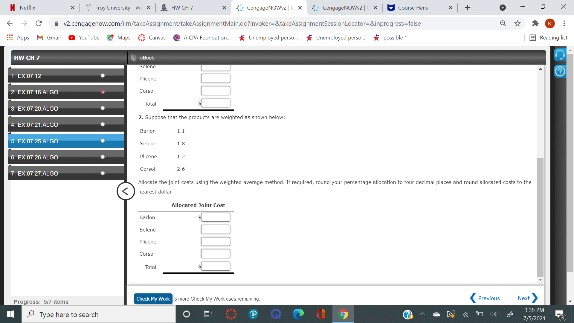 AICPA Foundation... Unemployed perso... * Unemployed perso... possible 1 T Troy University