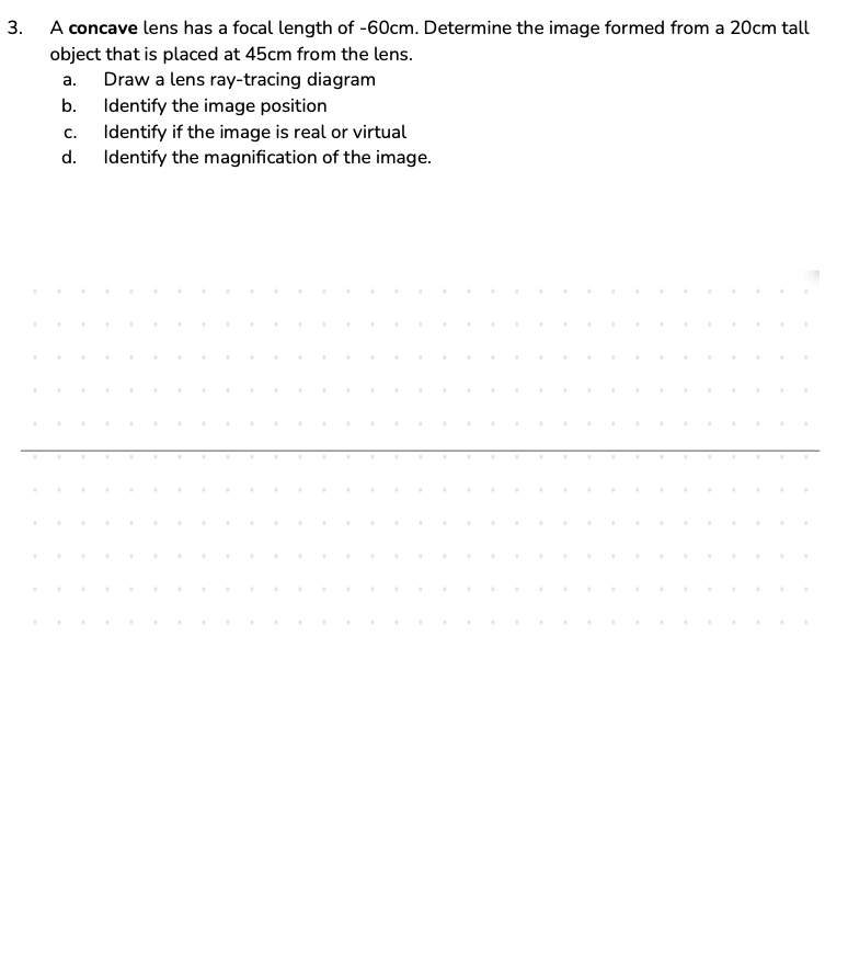 Clearly show the normal line where each ray makes contact with the