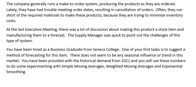 in the order given above. Round all forecasts and your Accuracy measures