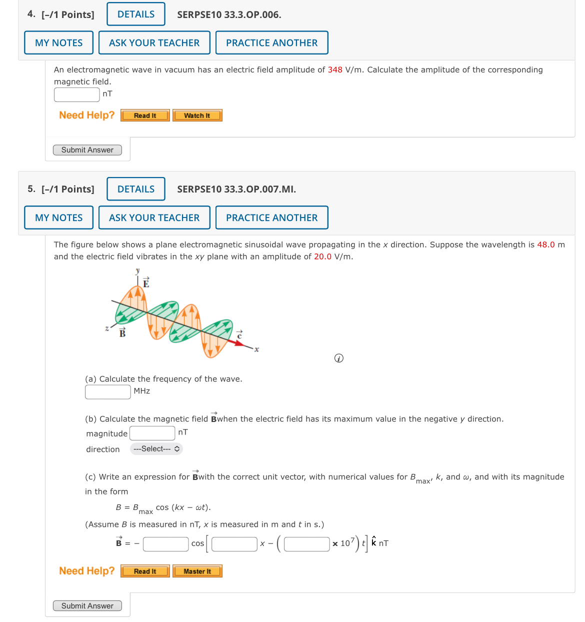 4. [-/1 Points] DETAILS SERPSE10 33.3.OP.006. PRACTICE ANOTHER MY NOTES ASK YOUR