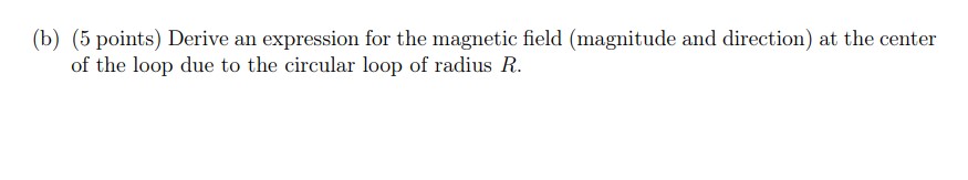 right. As shown in the figure, the wire makes a circular loop