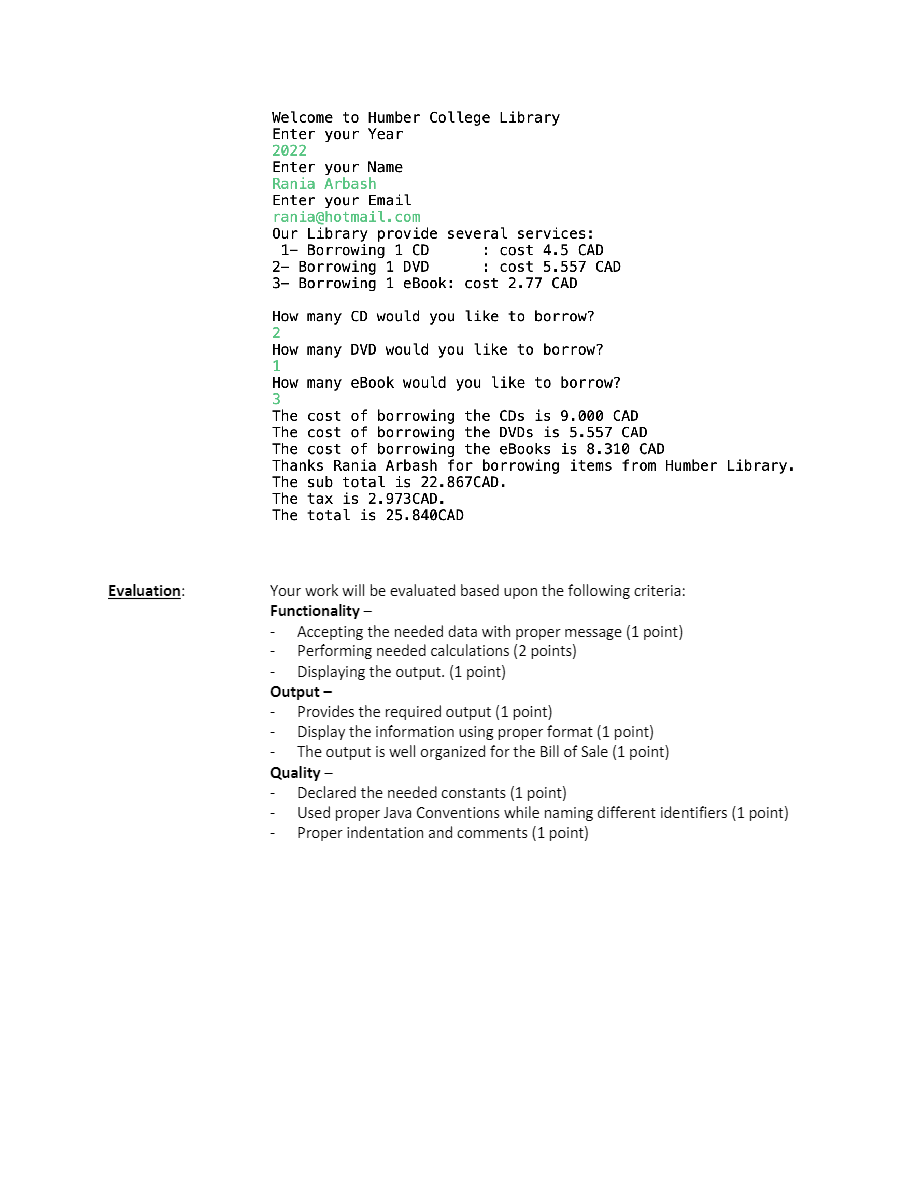 Welcome to Humber College Library Enter your Year 2022 Enter your Name