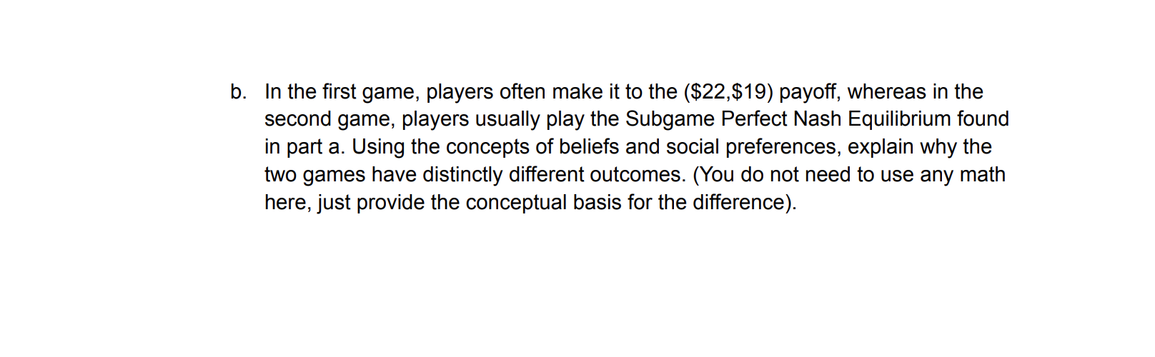 two versions of the centipede game below. Note that the only thing