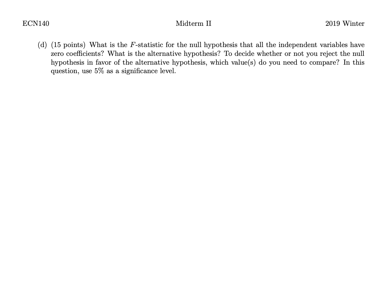 2019 Winter Numerator Degrees of Freedom 1 2 3 4 5 6