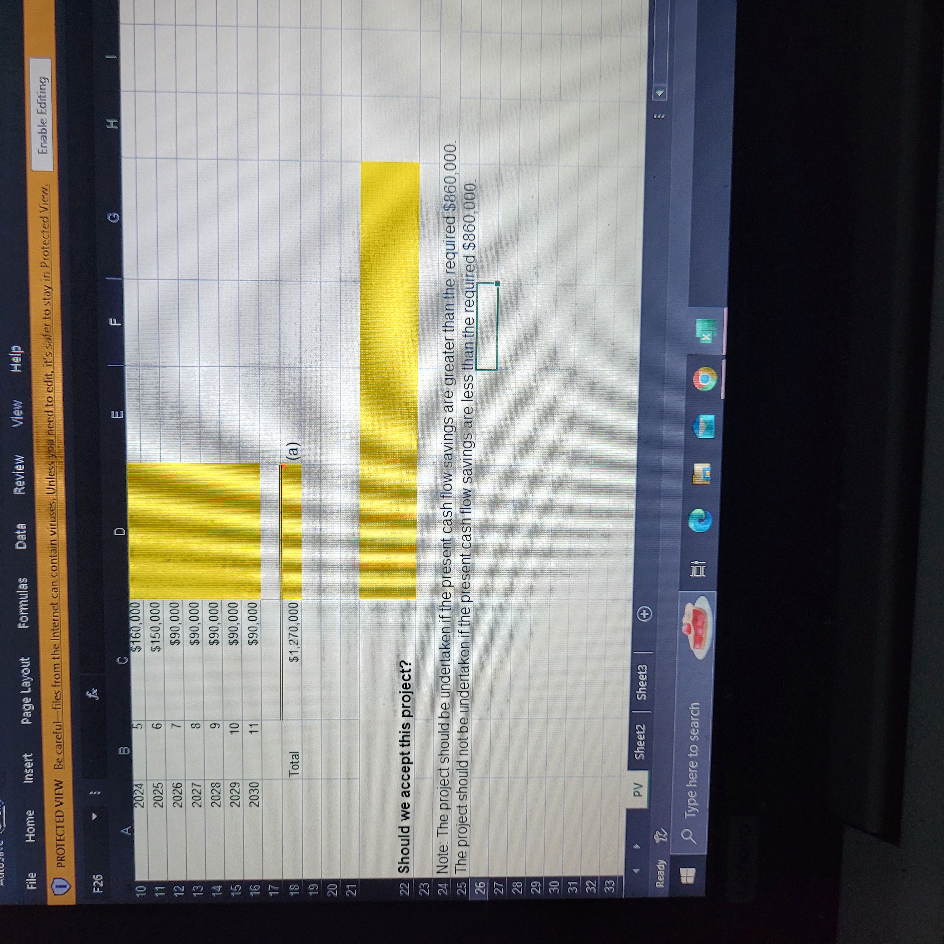 Protected... Saved to this PC Help F26 Search PROTECTED VIEW Be careful-files