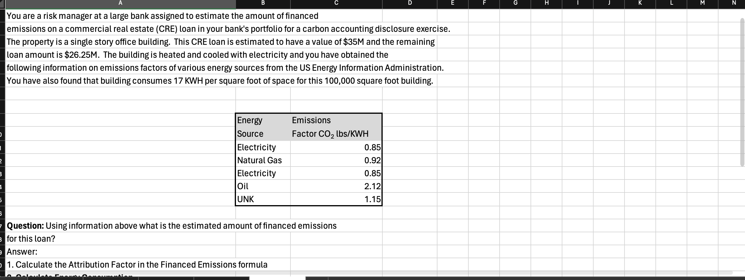 A B D You are a risk manager at a large bank