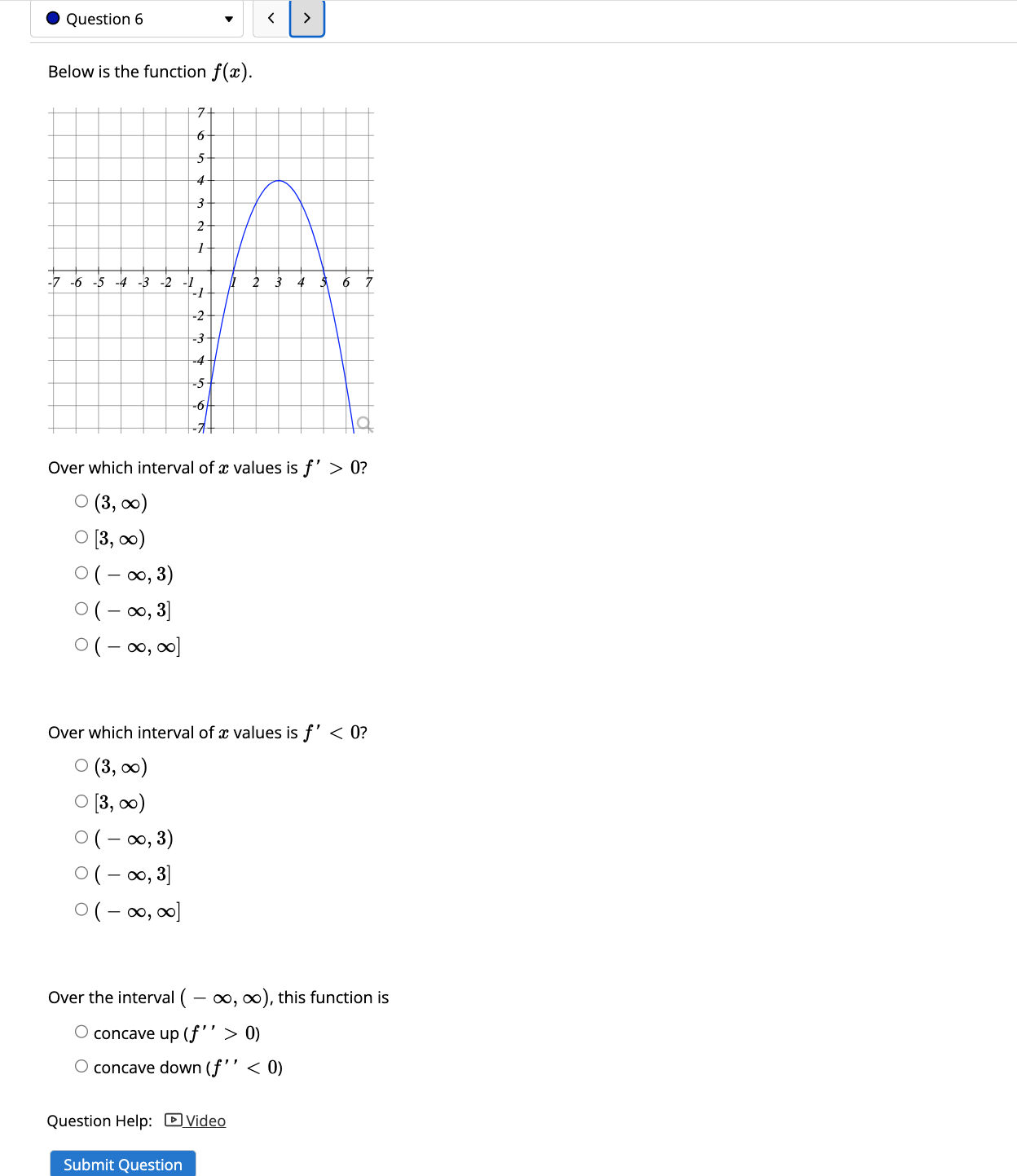 Video Submit Question Score: 0/20 0/10 answered Question 4 < > If