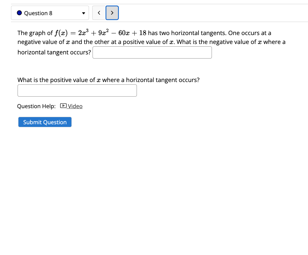 Submit Question Score: 0/20 0/10 answered Question 5 Given the demand function
