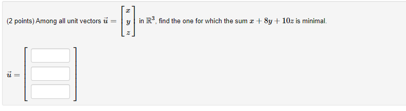 answer: The magnitude u v| = (2 points) If v (5, 1,