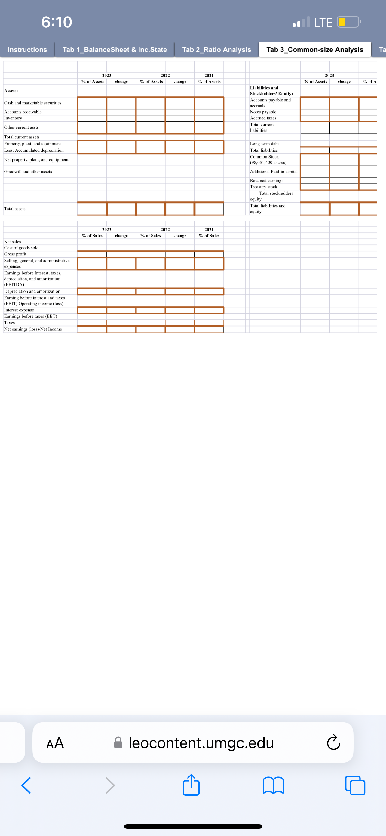 client company, Largo Global Inc. (LGI), using this Excel workbook, which includes