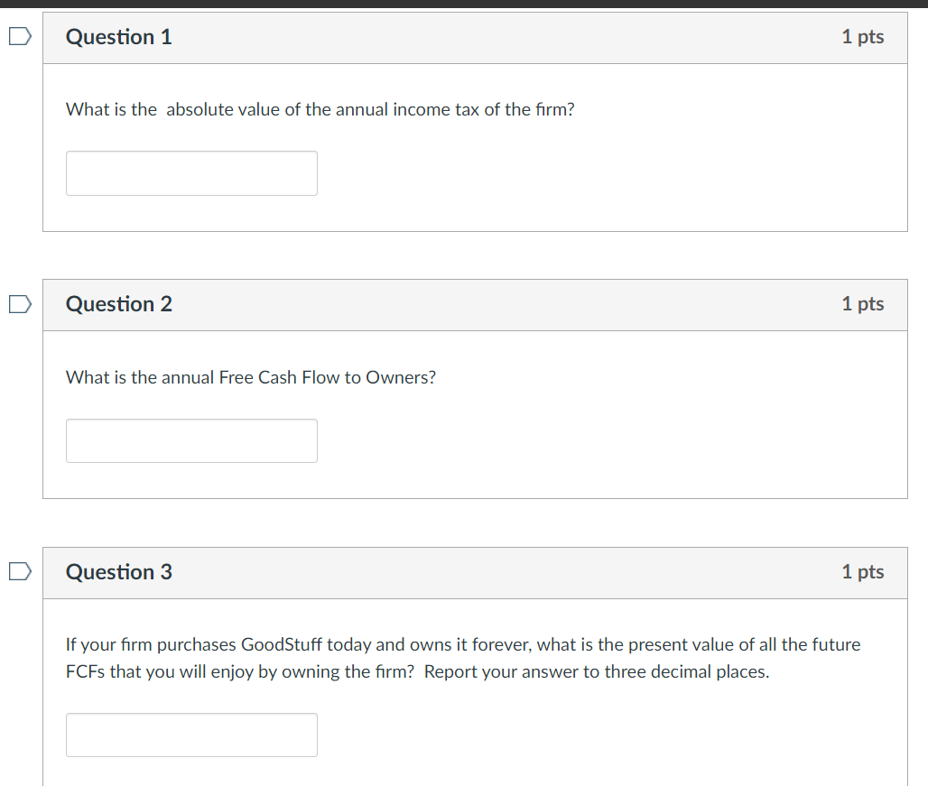 as applicable, report your answer in these units (without writing "$" or