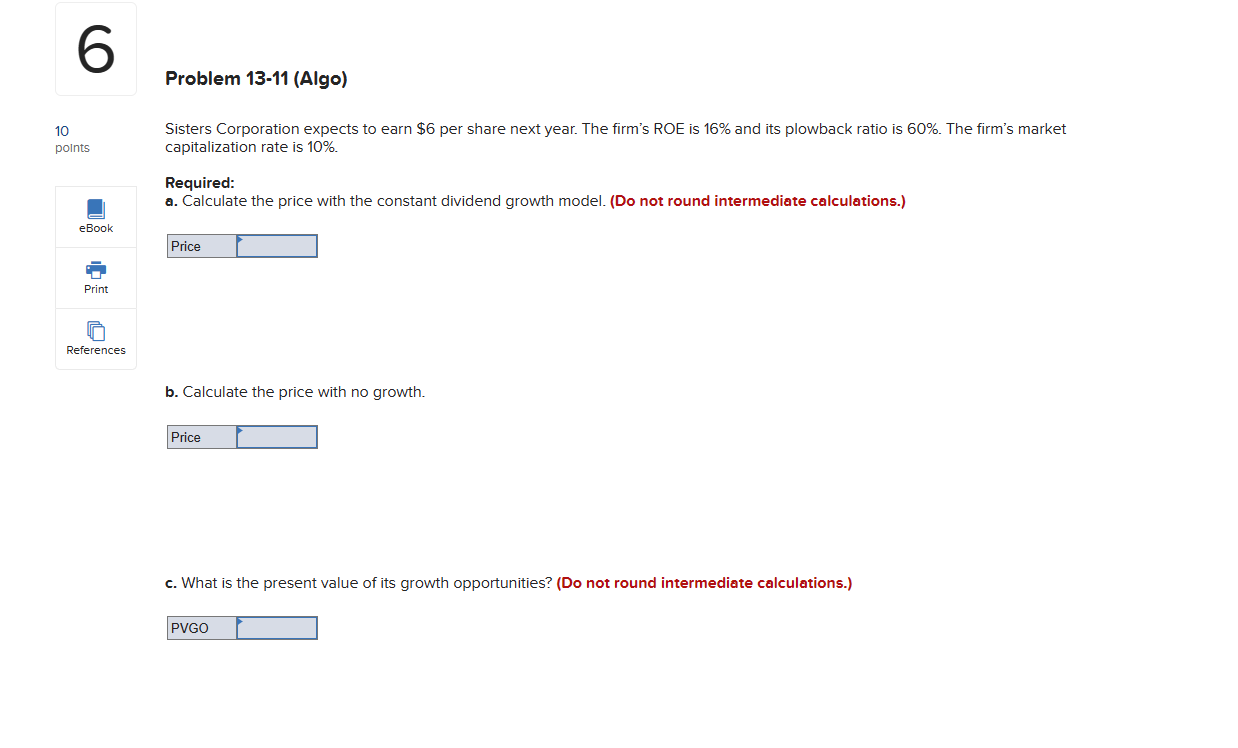 an expected rate of return of 16%. MBI, a large computer company,