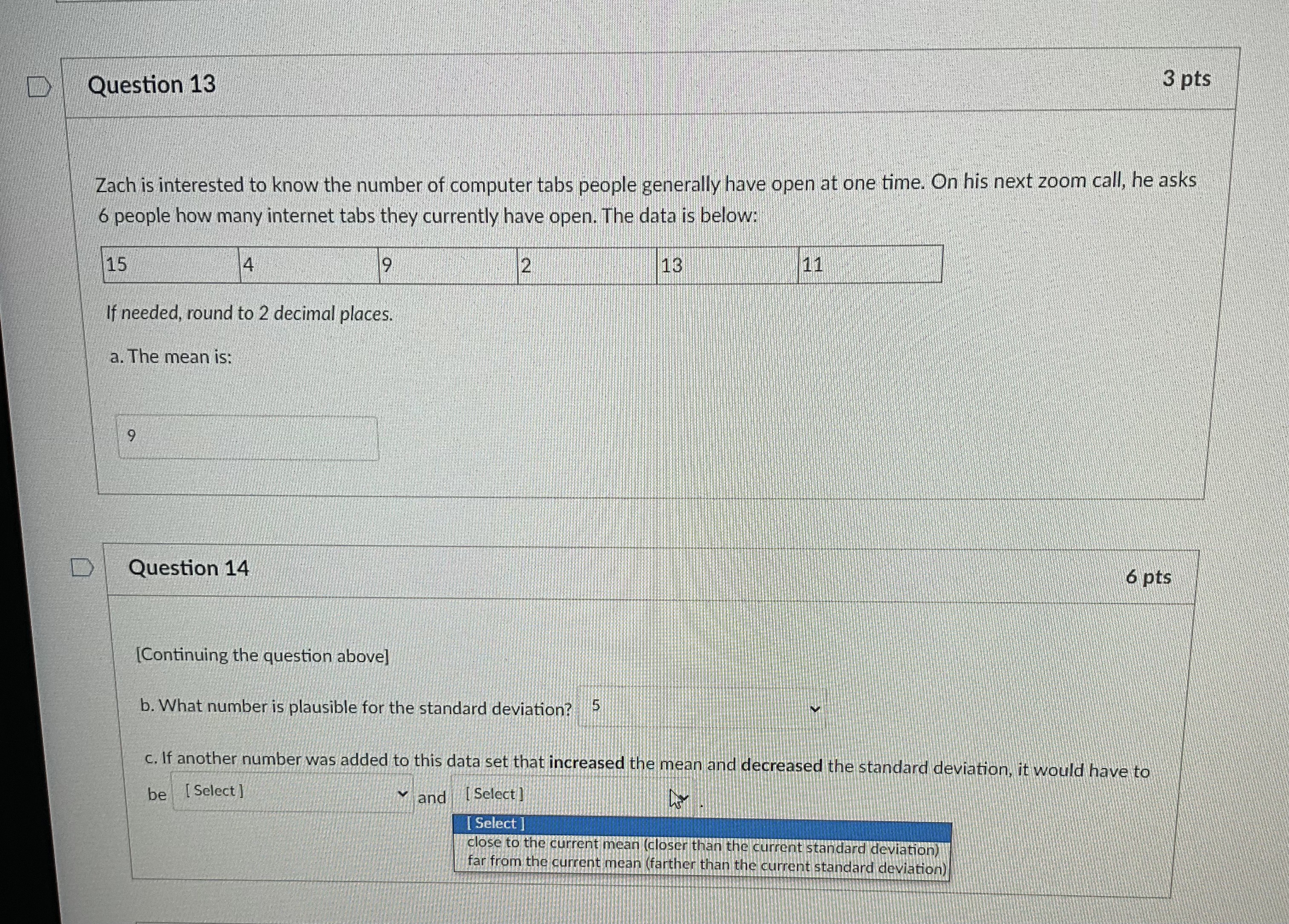 computer tabs people generally have open at one time. On his next