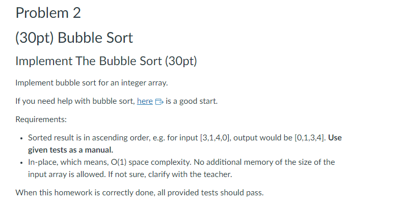 binary search in an ascendingly (small to large) sorted integer array. The