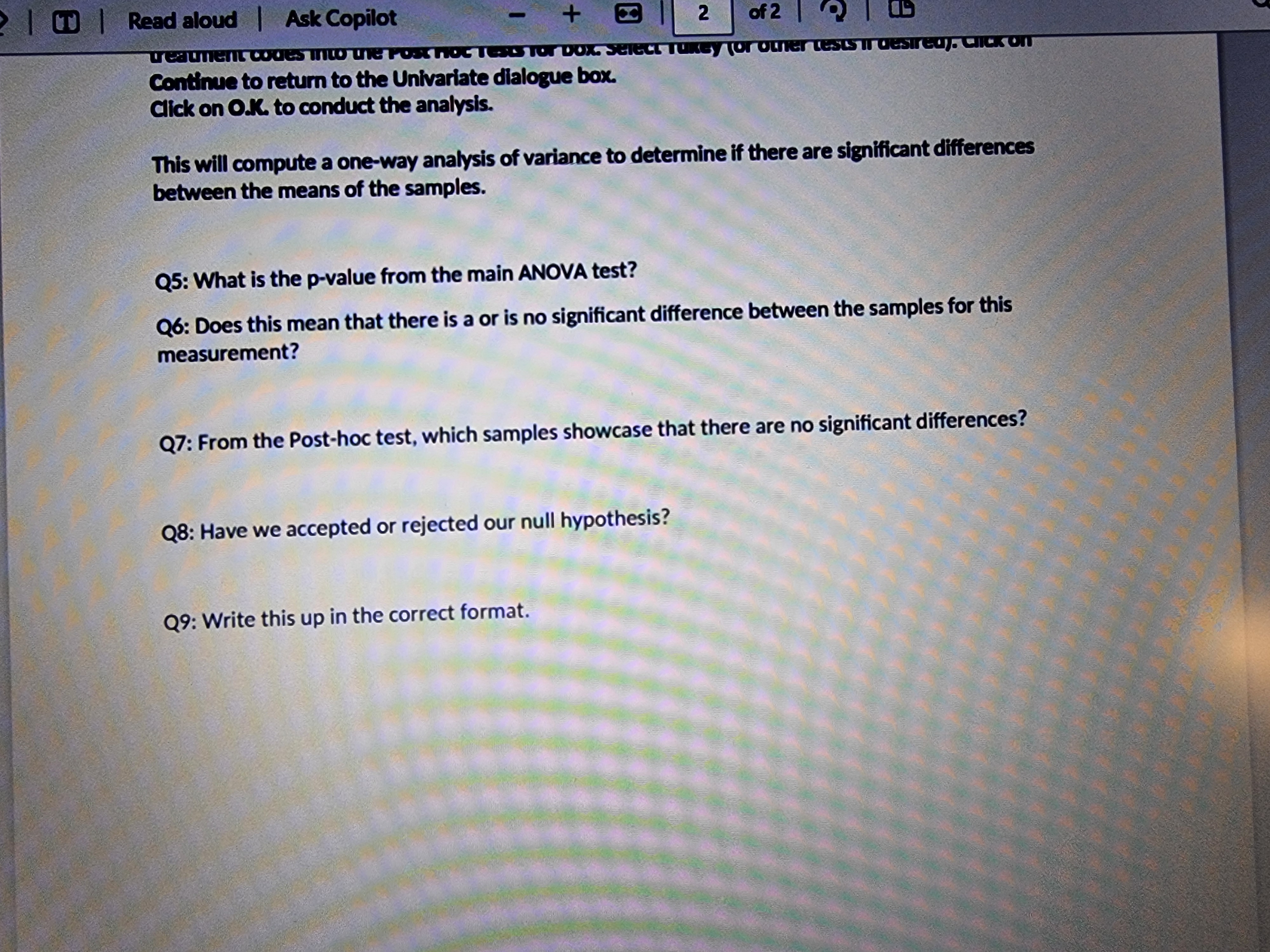 of death. and Ca You are looking at the morphology of the