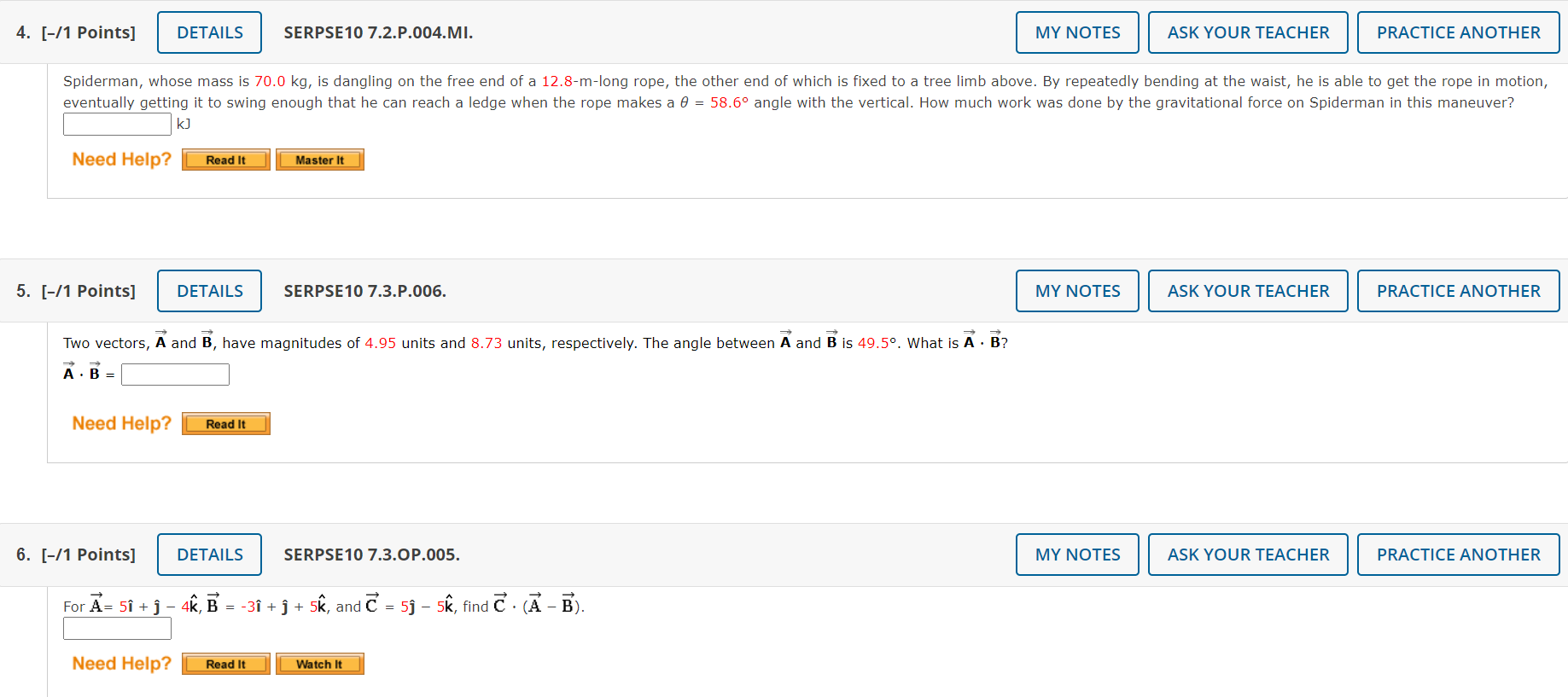 7.2.OP.001. A raindrop of mass 3.04 10-5 kg falls vertically at constant
