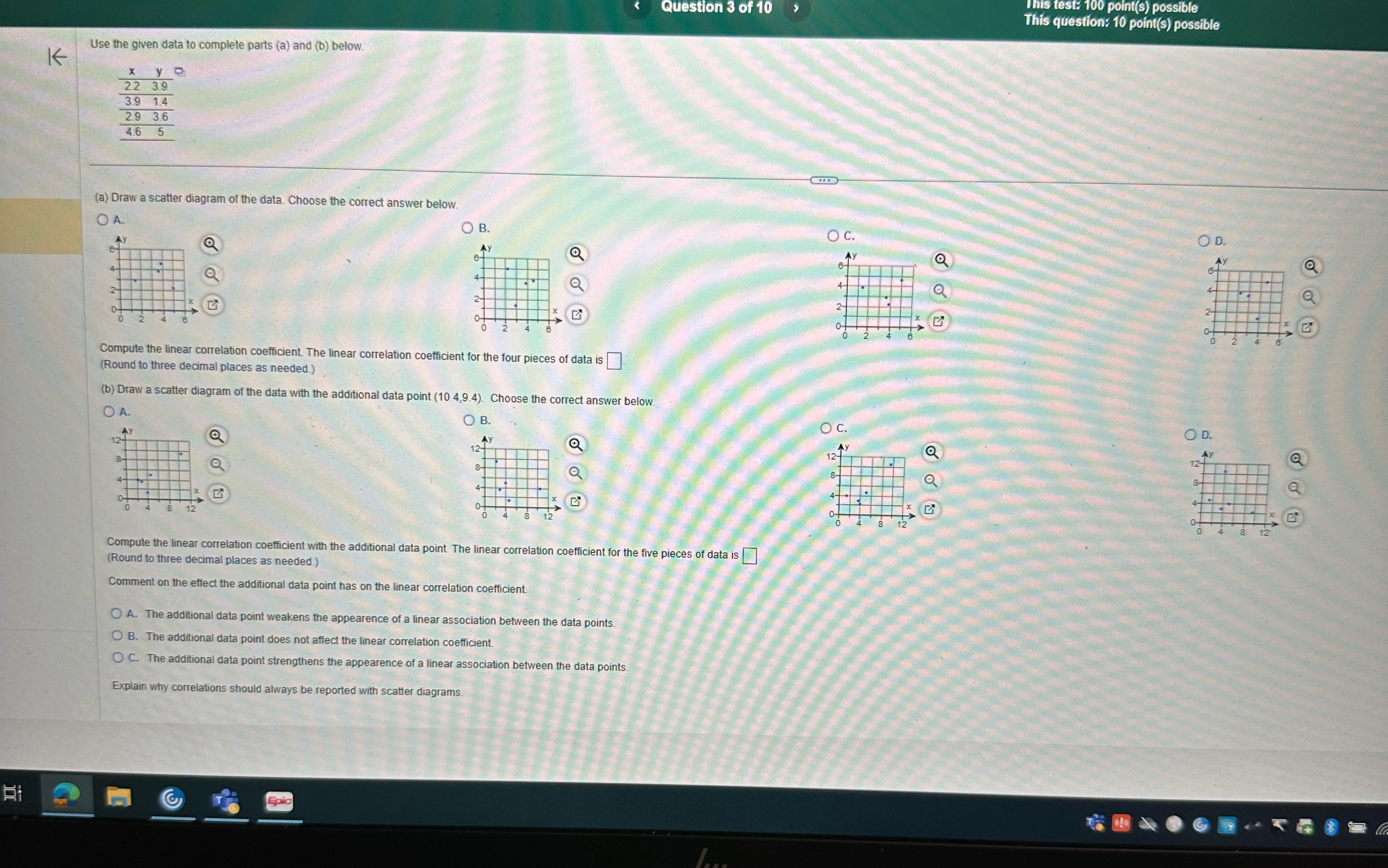 Use the given data to complete parts (a) and (b) below. K