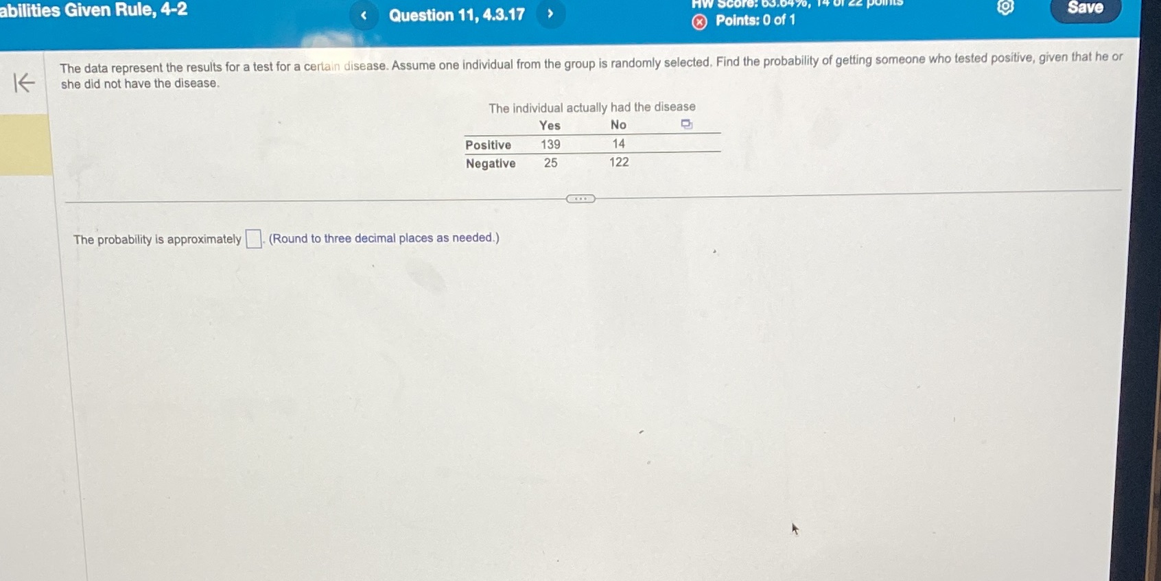 abilities Given Rule, 4-2 < Question 11, 4.3.17 > HW Points: 0