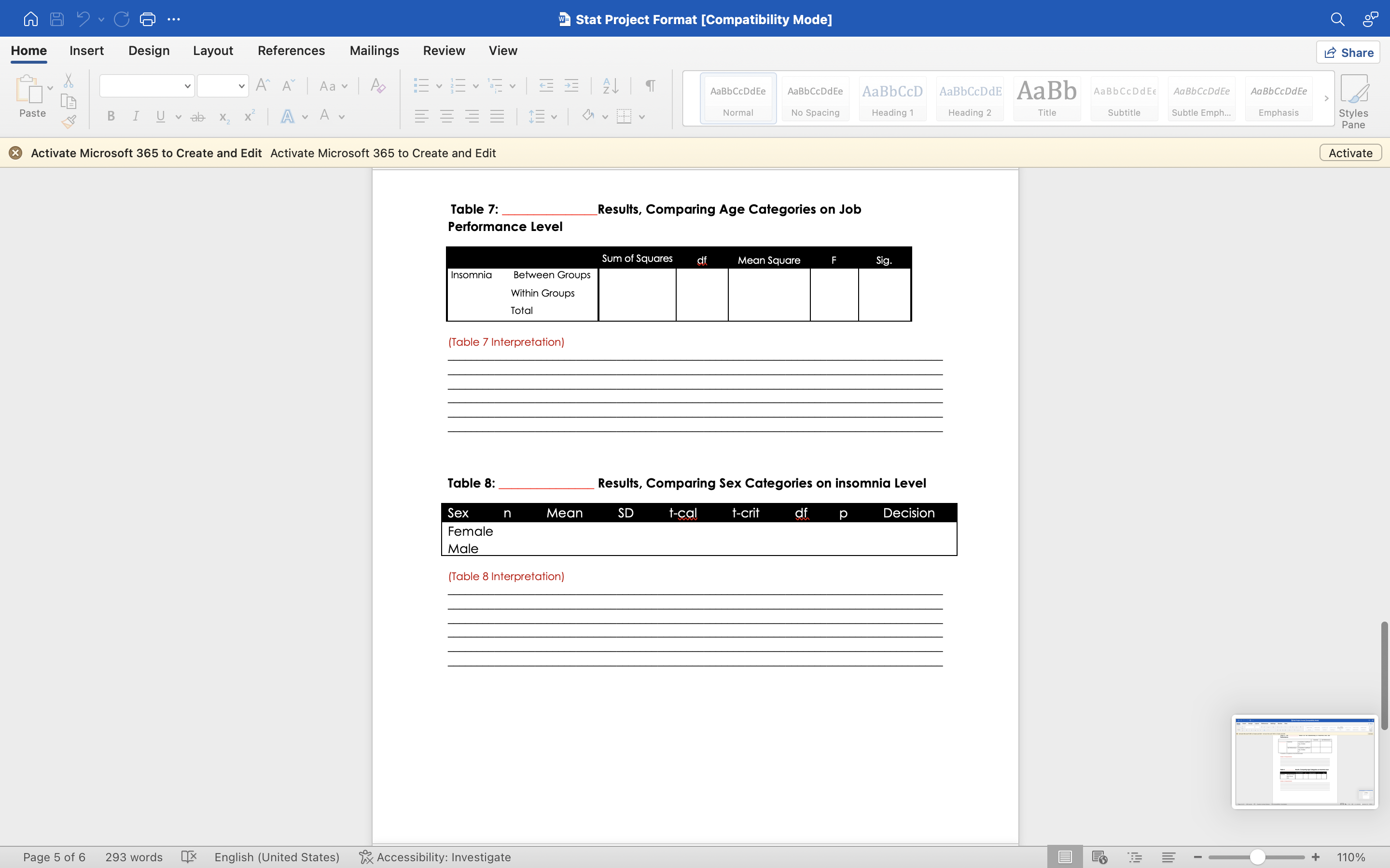 job performance of the respondents? 5. Is there a significant difference in