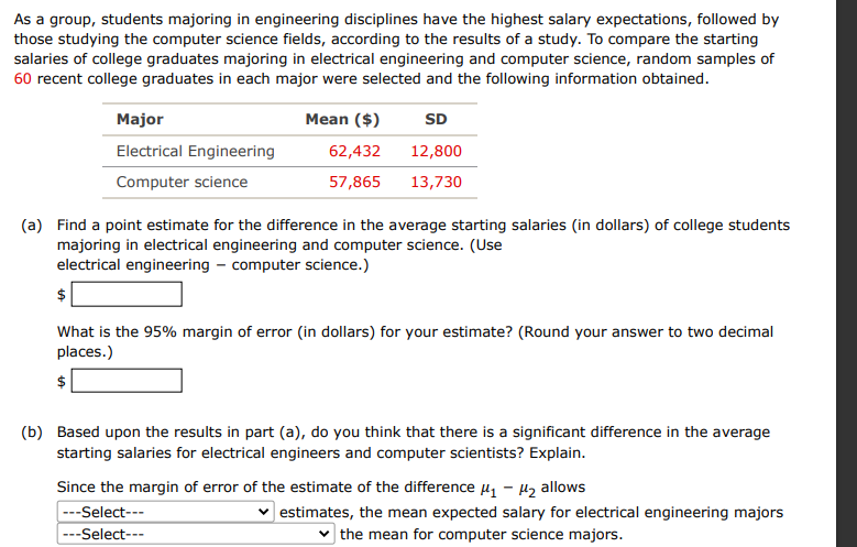 = 0 ---Select--- in the confidence interval, it is ---Select--- that conclude