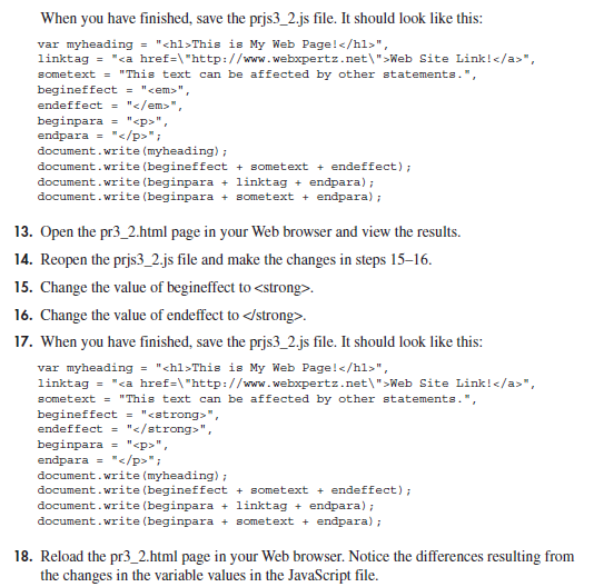the and tags open. 2. Between the and tags, add the and