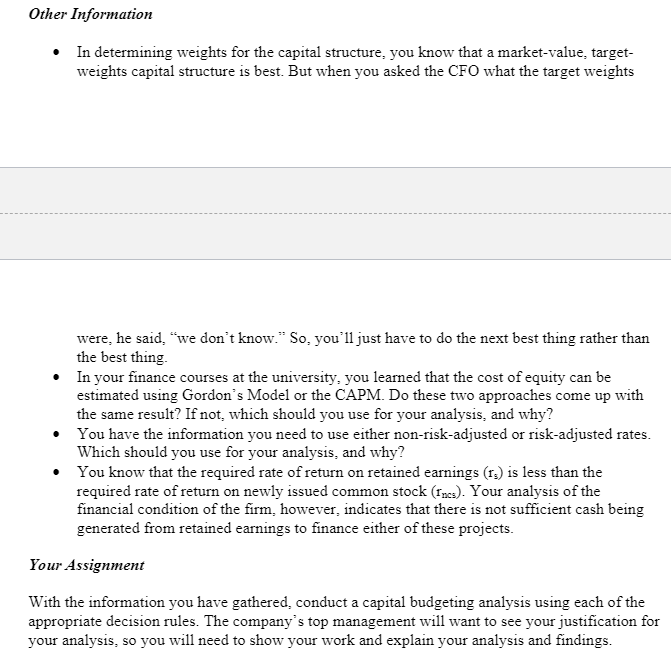 investment in plant and equipment with a significant workforce expansion. Alternative B