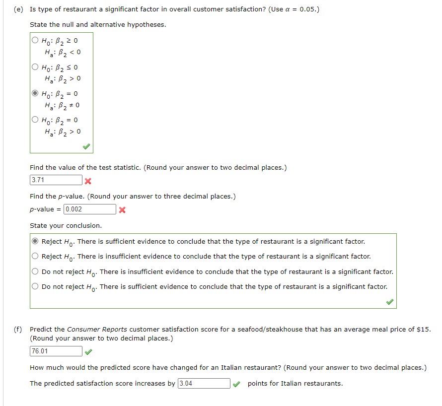 Assume the following data are representative of the results reported. The variable