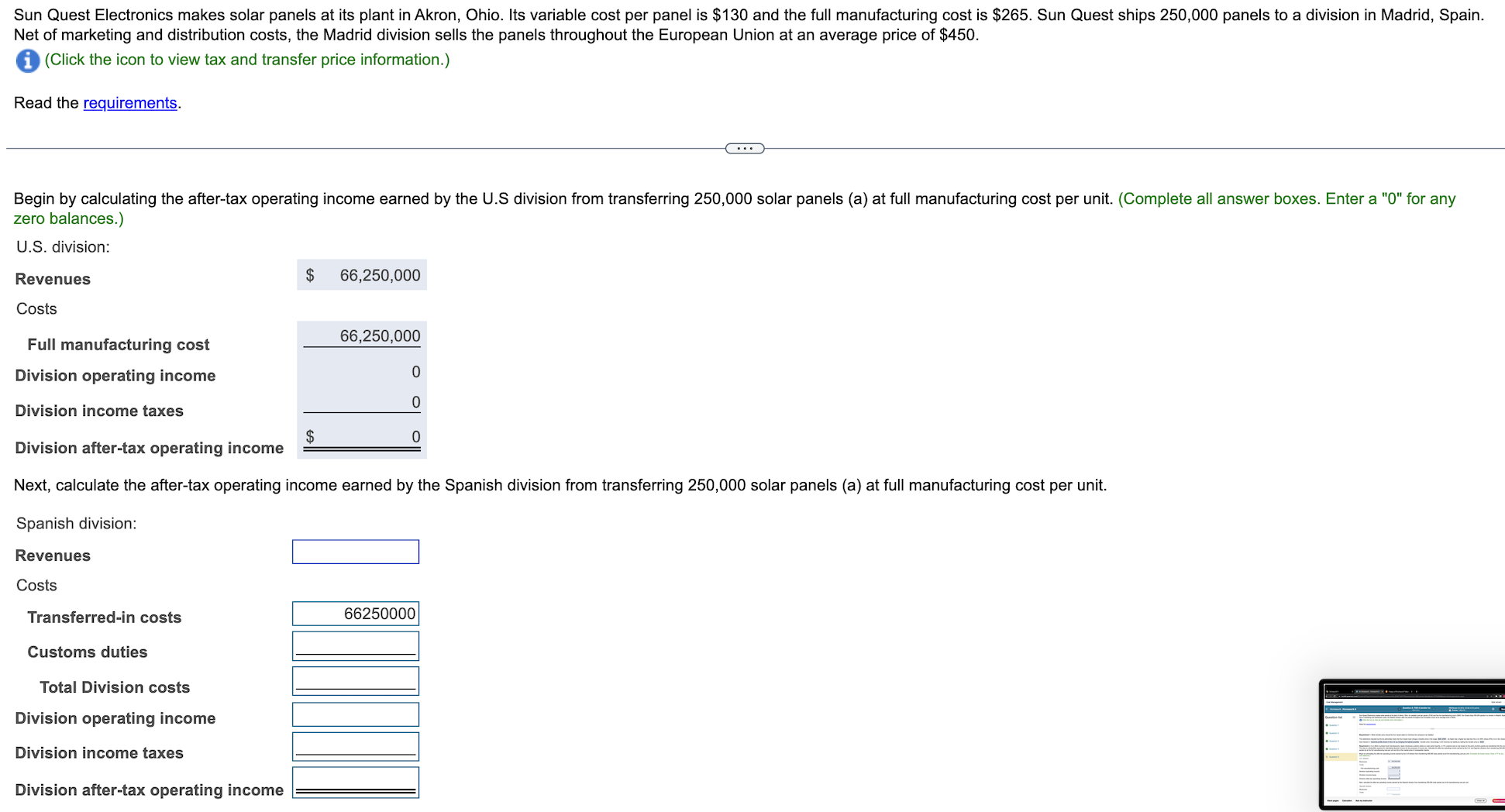 Sun Quest Electronics makes solar panels at its plant in Akron, Ohio.