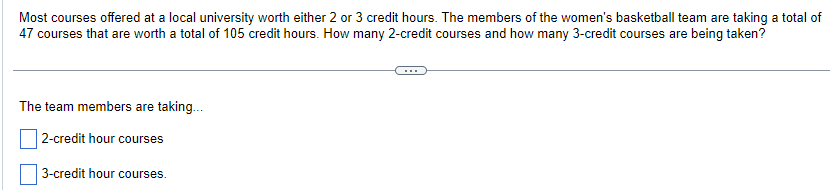 The solution of the system is (Type an ordered pair.) B. There