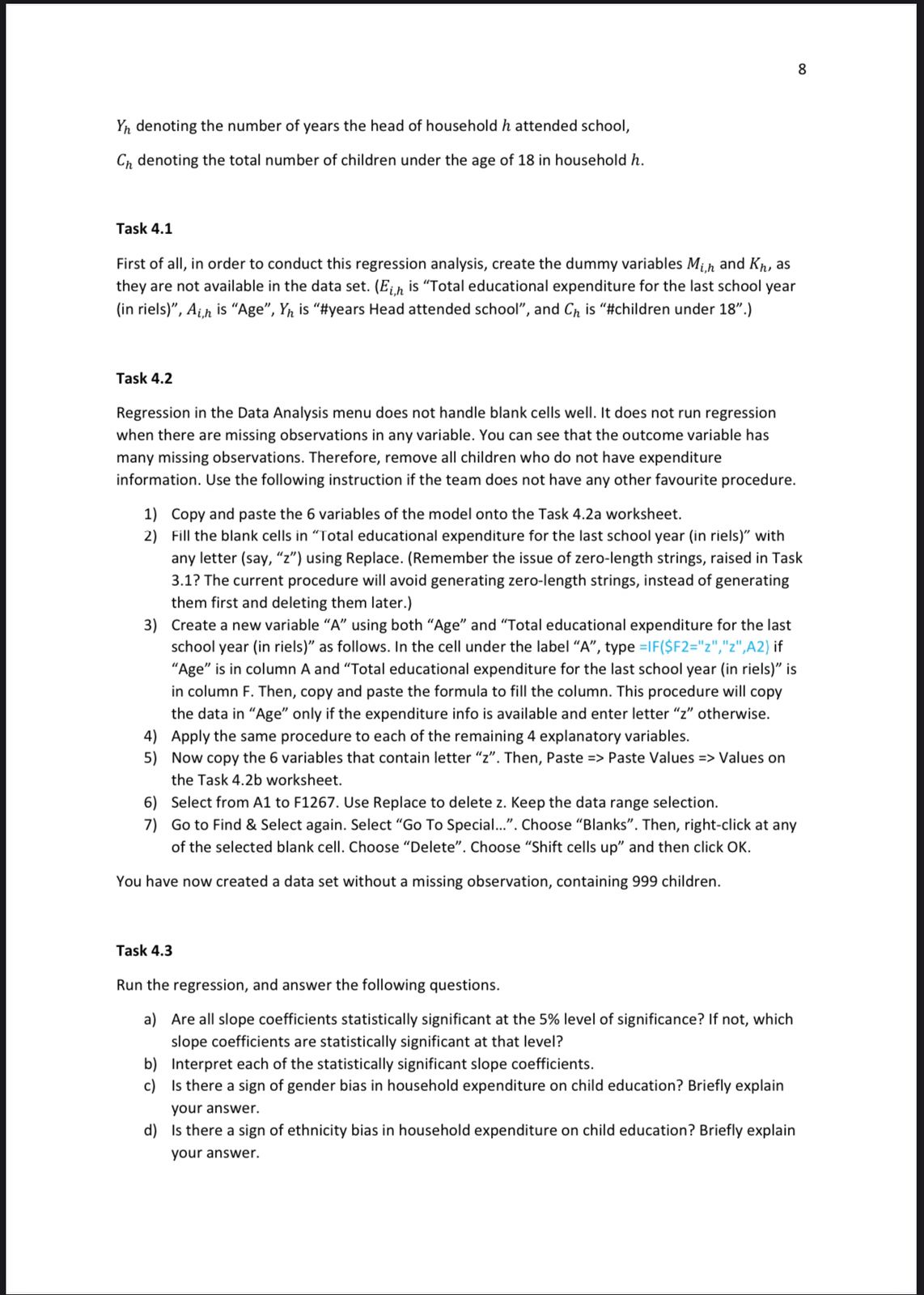 the work. If you do not work as part of a team