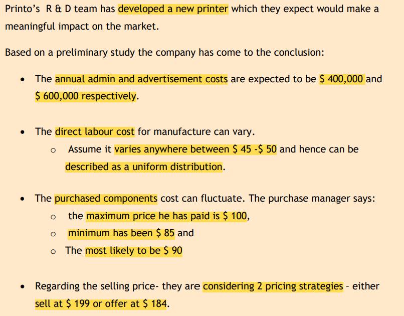 Printo's R & D team has developed a new printer which they