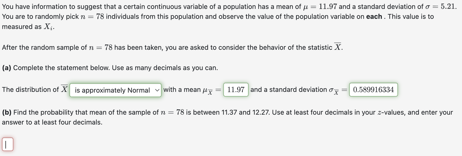 You have information to suggest that a certain continuous variable of a
