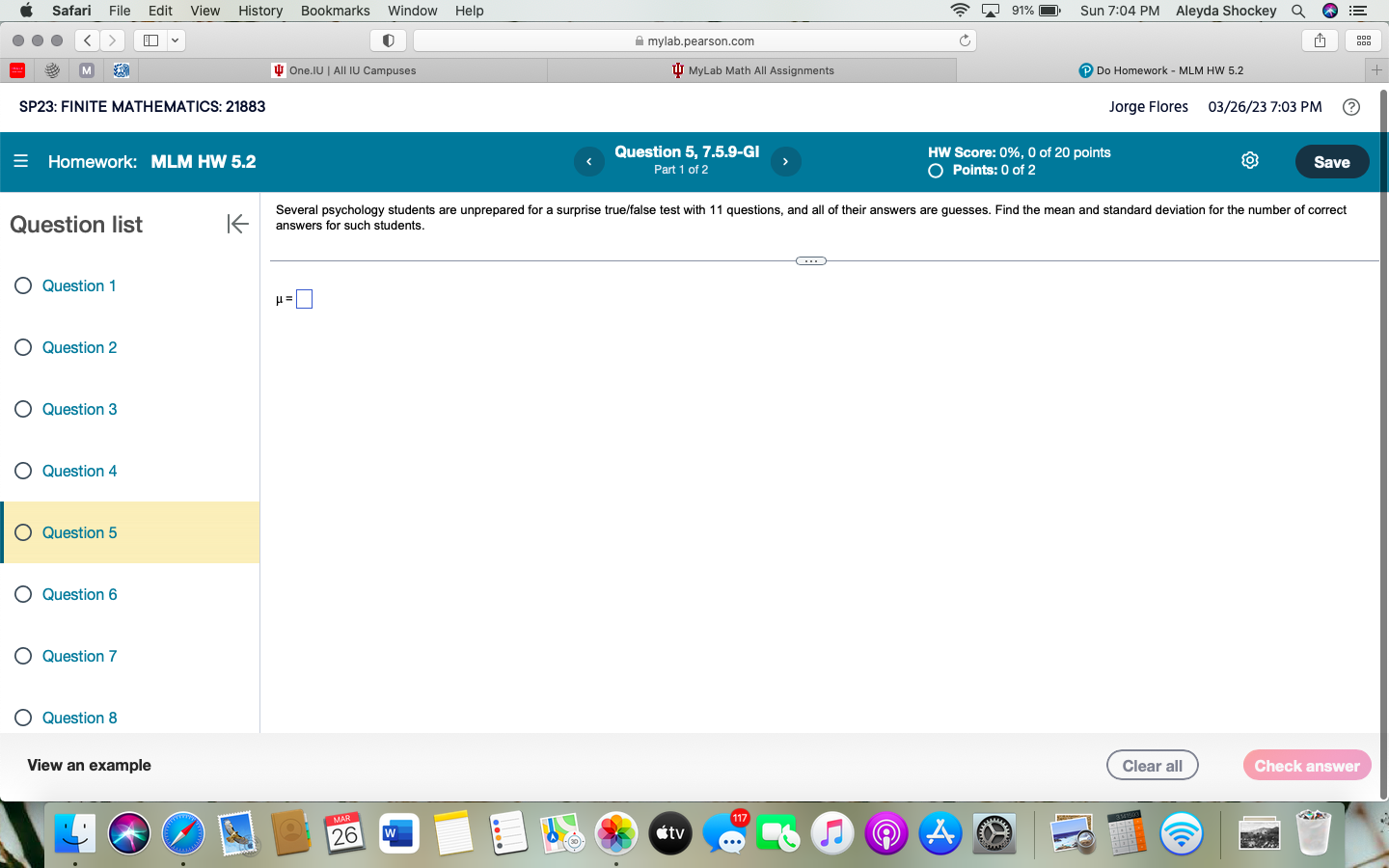 Homework - MLM HW 5.2 HW Score: 0%, 0 of 20 points