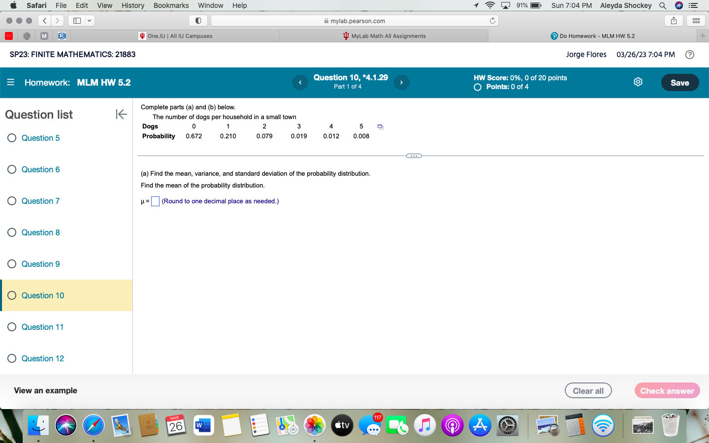 standard deviation for the number of defective widgets in a box. The