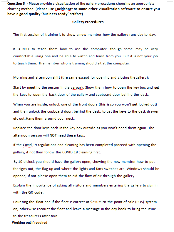 Question 5 - Please provide a visualization of the gallery procedures choosing