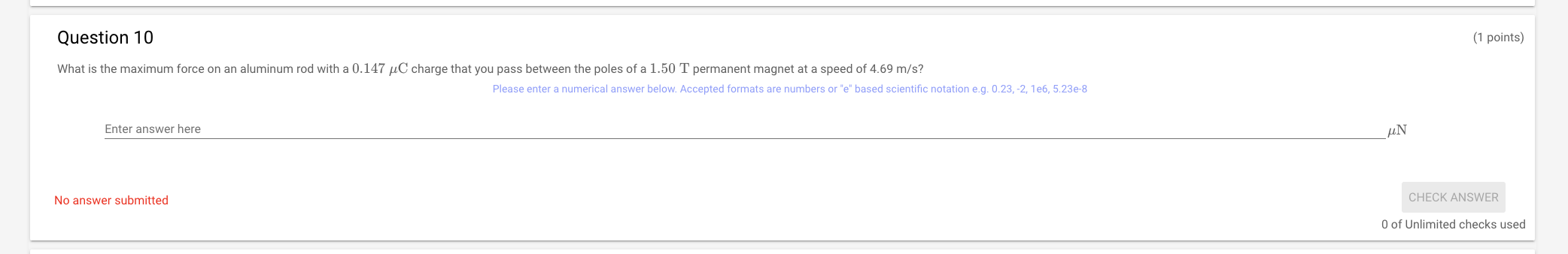 current and the 61.4-T field it is in if 79.7 cm of