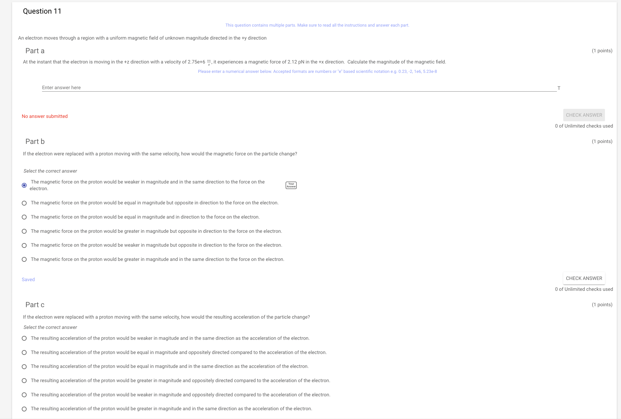 the wire experiences a magnetic force of 20.7 N? Please enter a