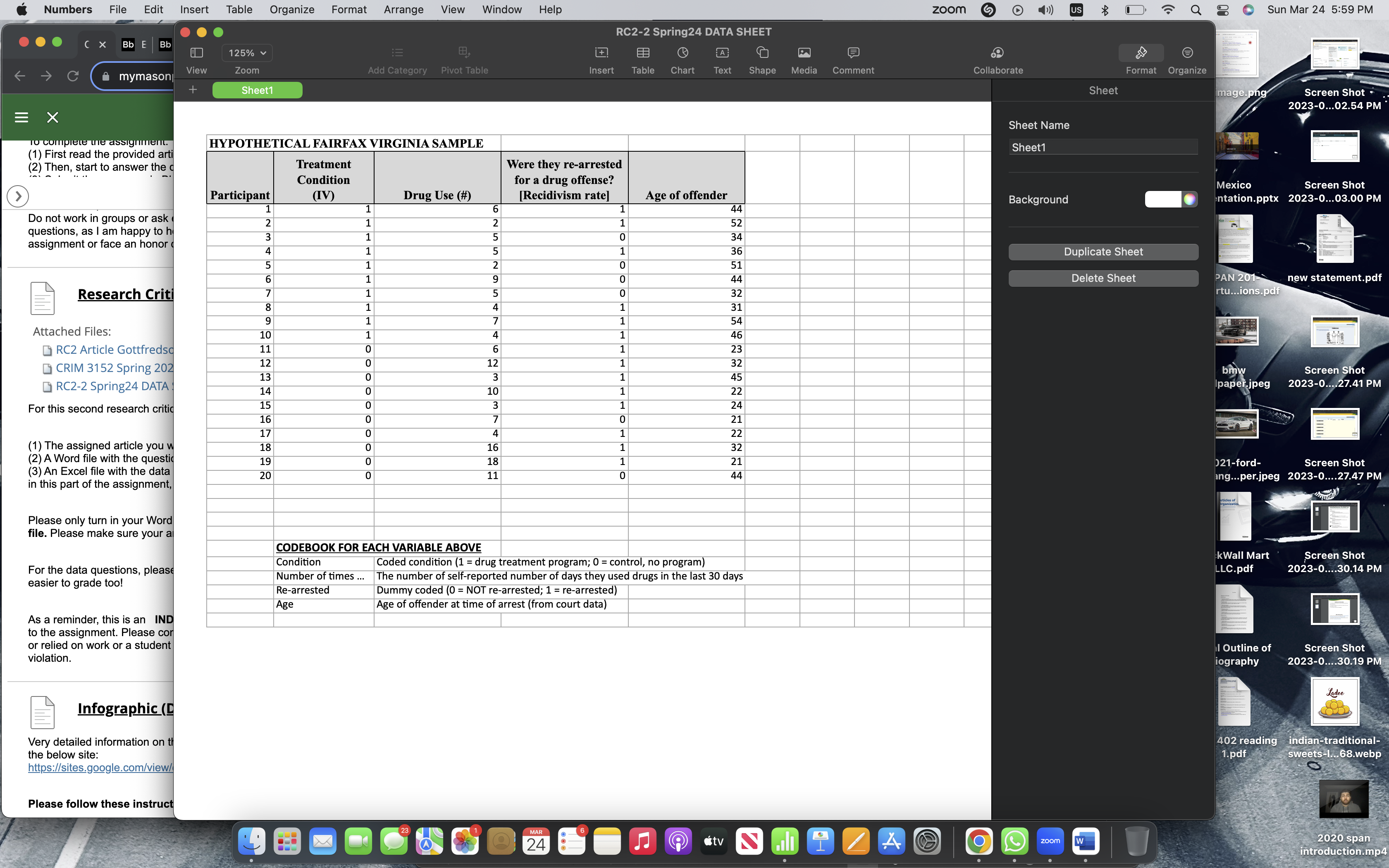 Media Comment E F G Treatment Condition Were they re-arrested for a