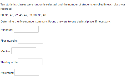 31, 45, 22, 45, 47, 33, 38, 35, 40 Determine if there