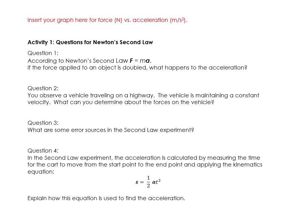 Average Average d (m) 2d. Time2 Mass (kg) Suspended (sec) Time Mass