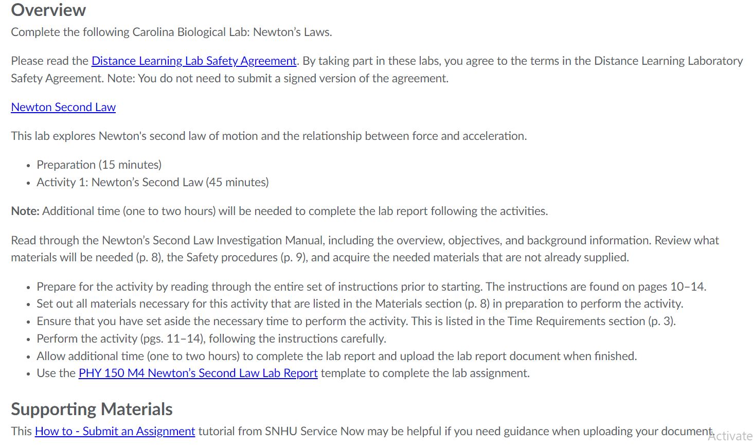 Newton's Second Law Question 1: According to Newton's Second Law F =